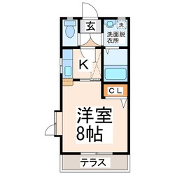 府内古閑 徒歩5分 1階の物件間取画像